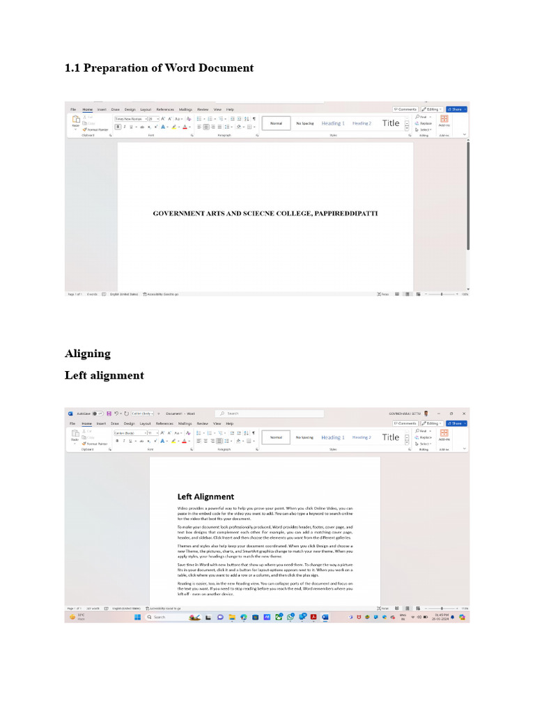 Word Document Formatting Guide | PDF
