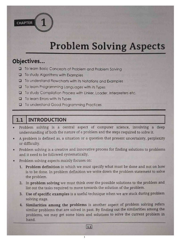 C Program Chap No 1 Part 1 | PDF