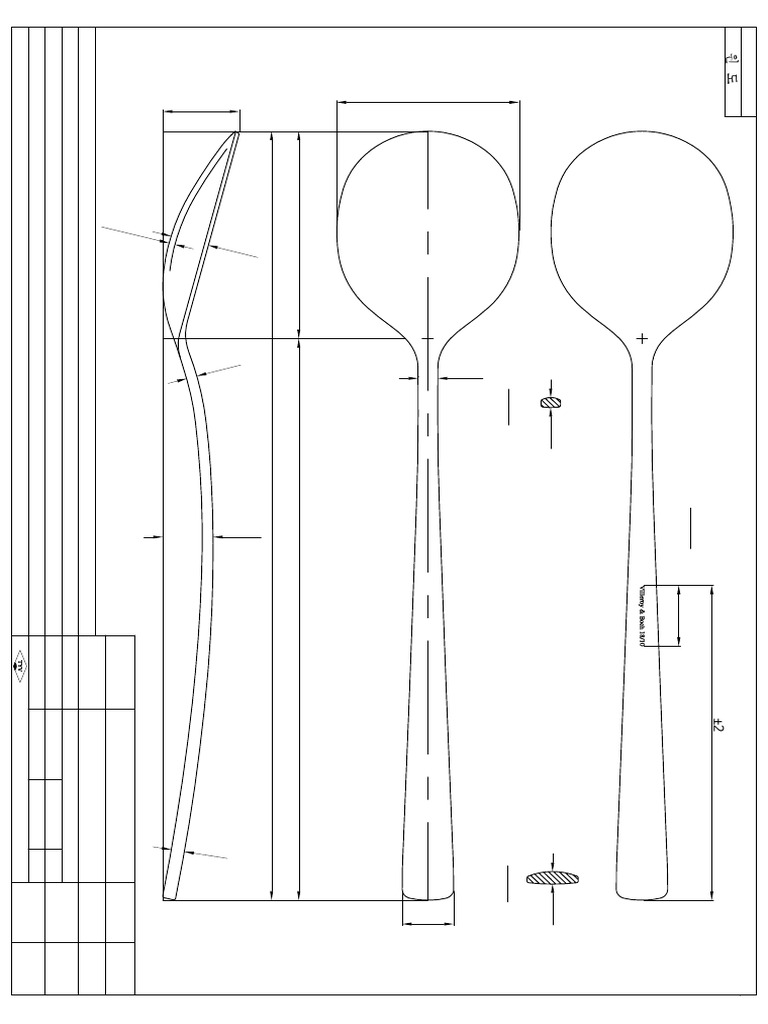 Final Drawing for Kitchen Utensils | PDF