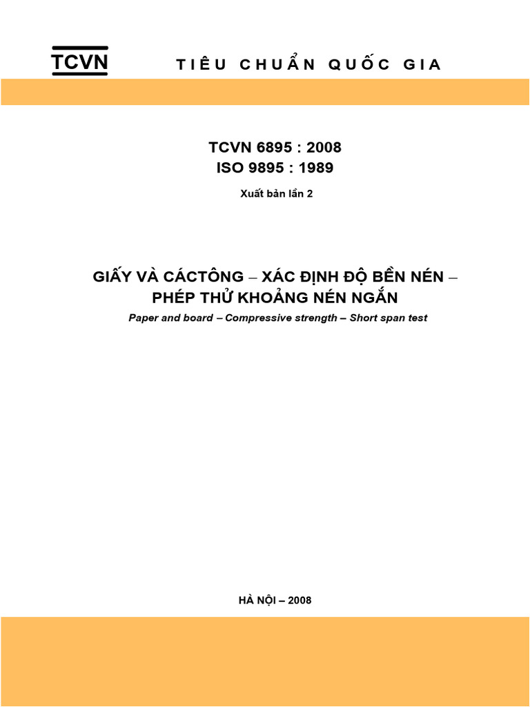 TCVN 6895-2008 - SST - Iso 9895 | PDF