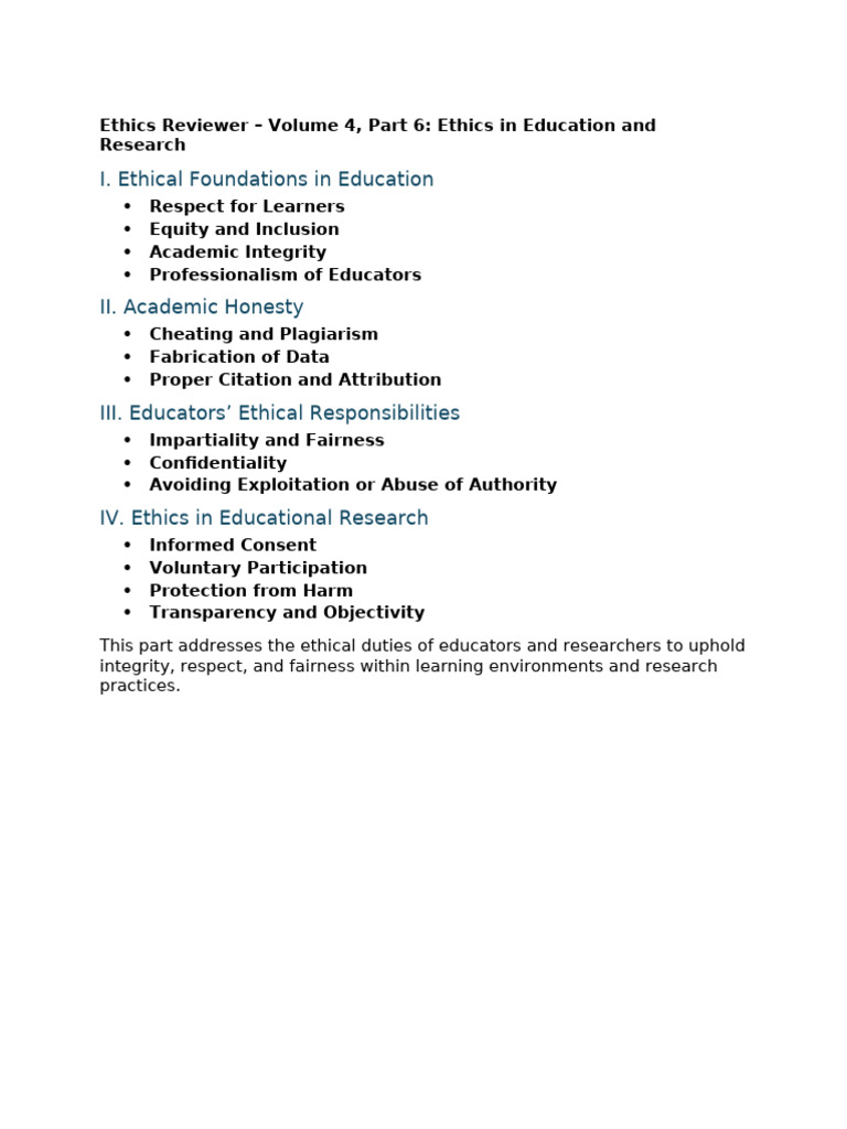 Ethics Reviewer Vol4 Part6 | PDF