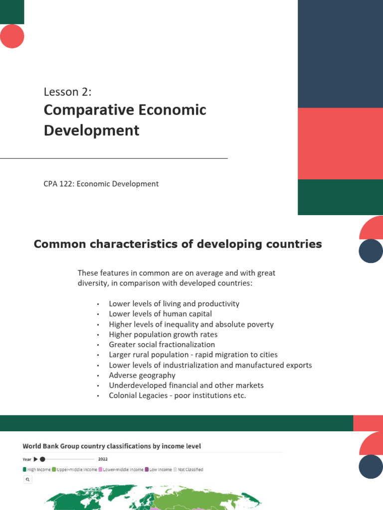 Comparative Economic Development Insights | PDF | Cost Of Living ...