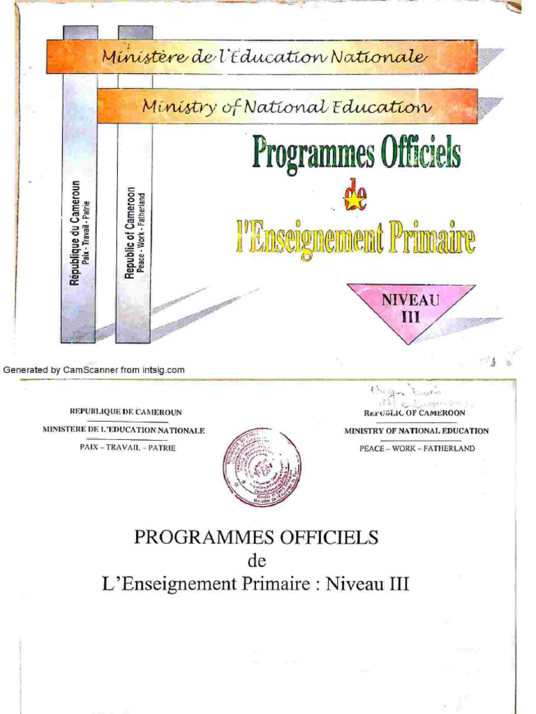Programme Officiel EP Niveau III | PDF