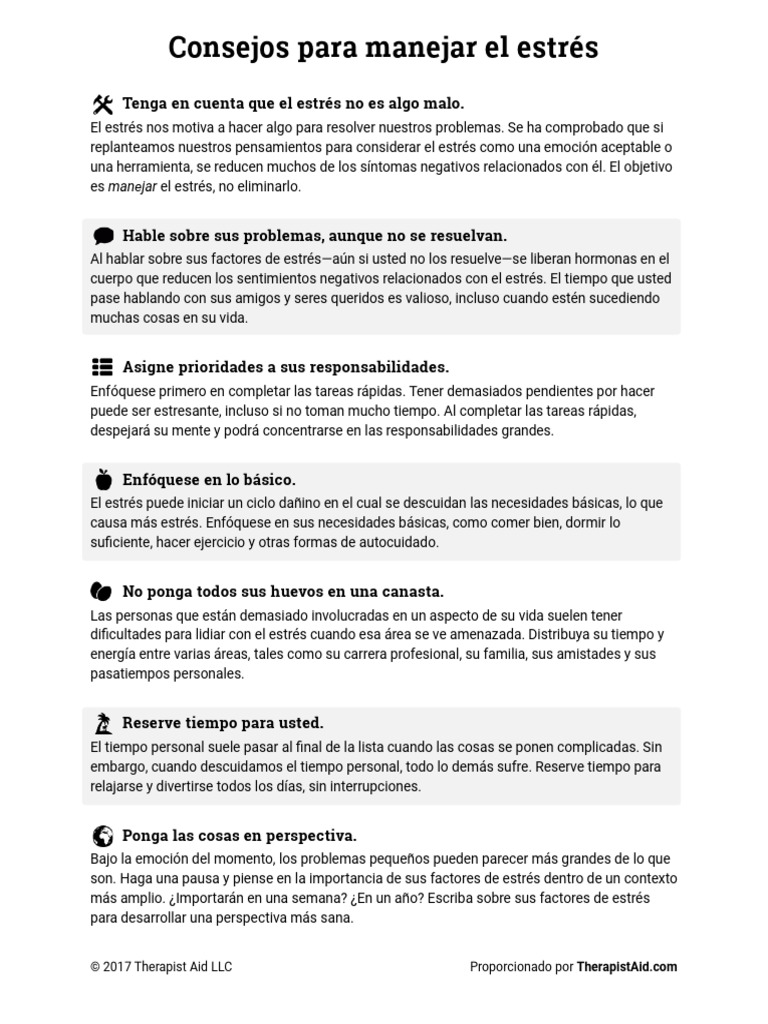 Stress Management Tips | PDF