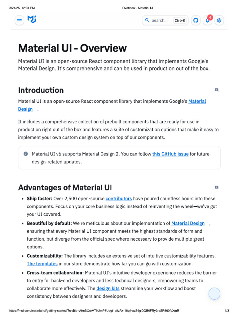 Material UI | PDF