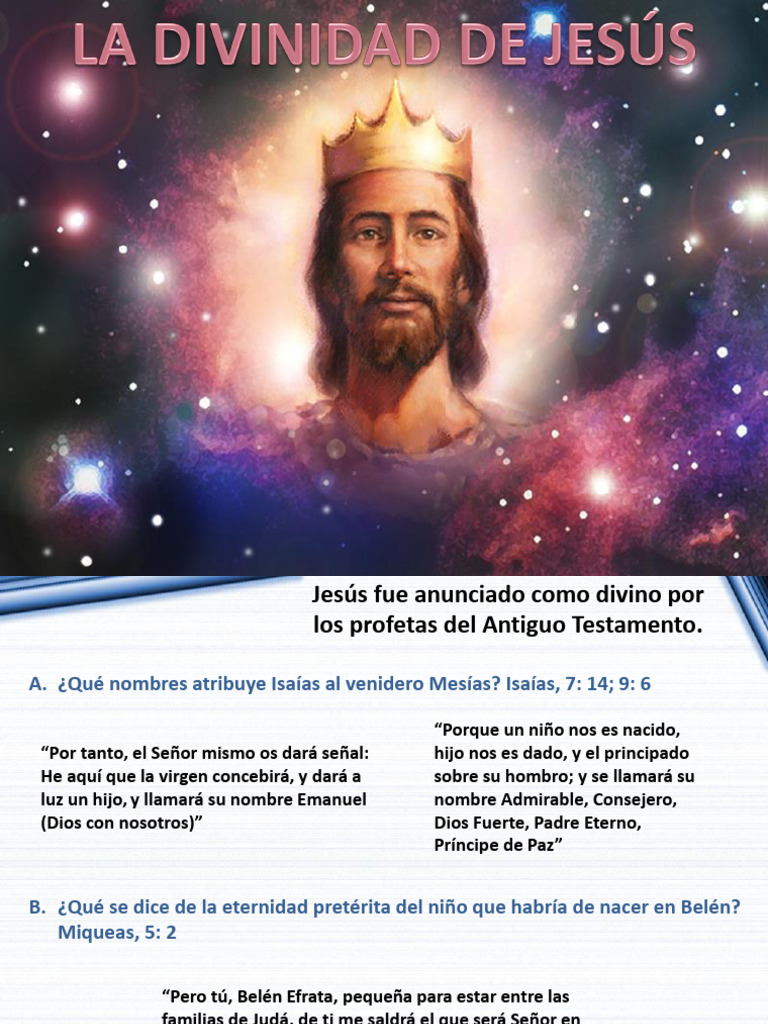 La Divinidad de Jesus | PDF | Jesús | Evangelio de Mateo
