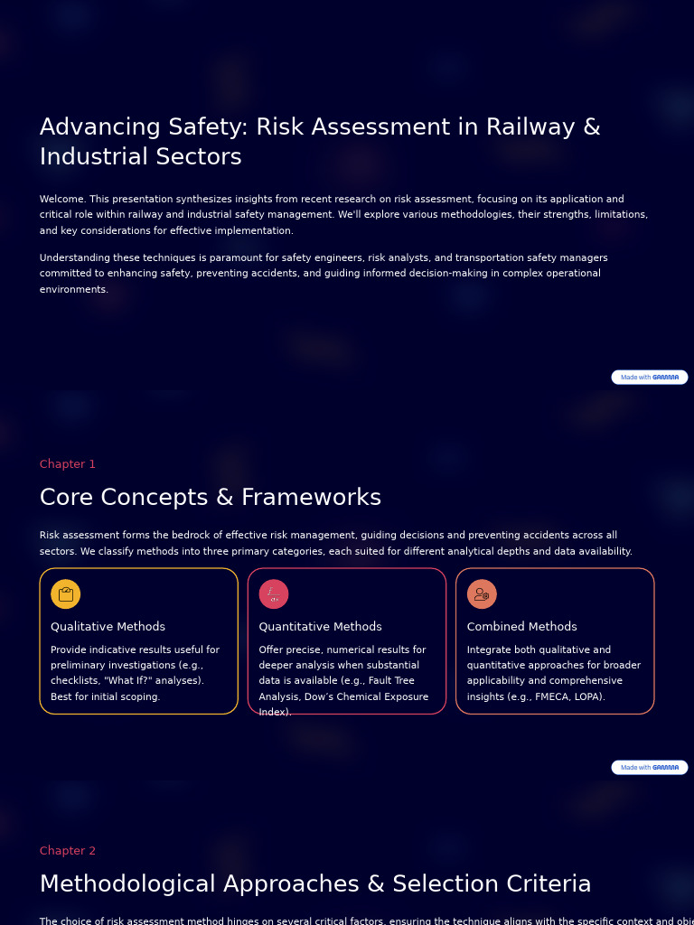 Railway & Industrial Risk Assessment Insights | PDF | Risk | Risk ...