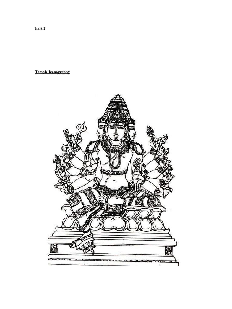 South - Indian - Iconographypart 1 | PDF | Vishnu | Shiva