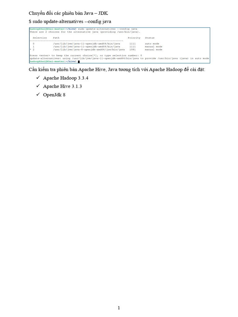 Lab07.1 Apache Hive | PDF