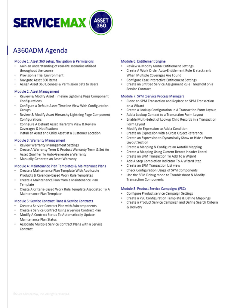 A360 Software Training Agenda | PDF | Computer Engineering | System ...