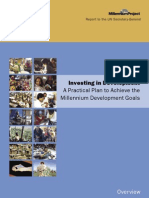 UN Investing in Development; A Practical Plan to Acheive the Millenium Development Goals