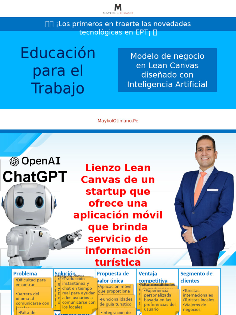 Lean Canvas Con IA | PDF | Software | Informática
