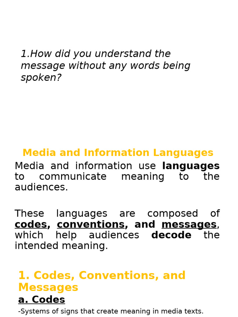 Understanding Media Codes and Messages | PDF | Information | Audience