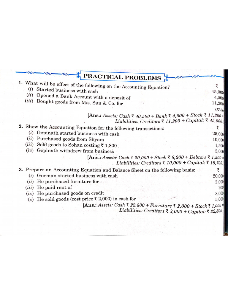 Accounting Equation | PDF