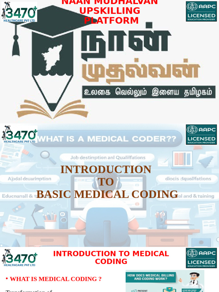 Intro to Basic Medical Coding | PDF | Public Services | Health Economics