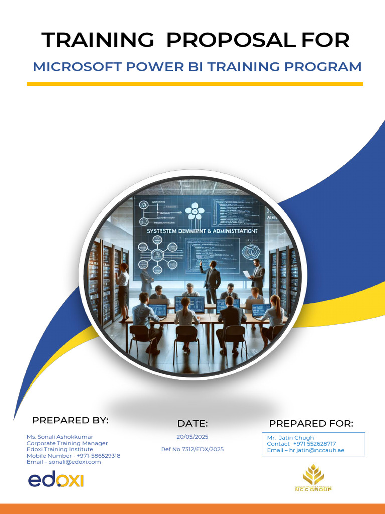 Microsoft Power BI Training Proposal | PDF | Computing | Business