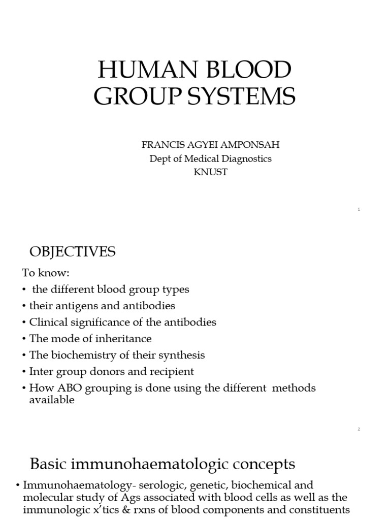 ABO Blood Group Systems Overview | PDF | Blood Type | Antibody