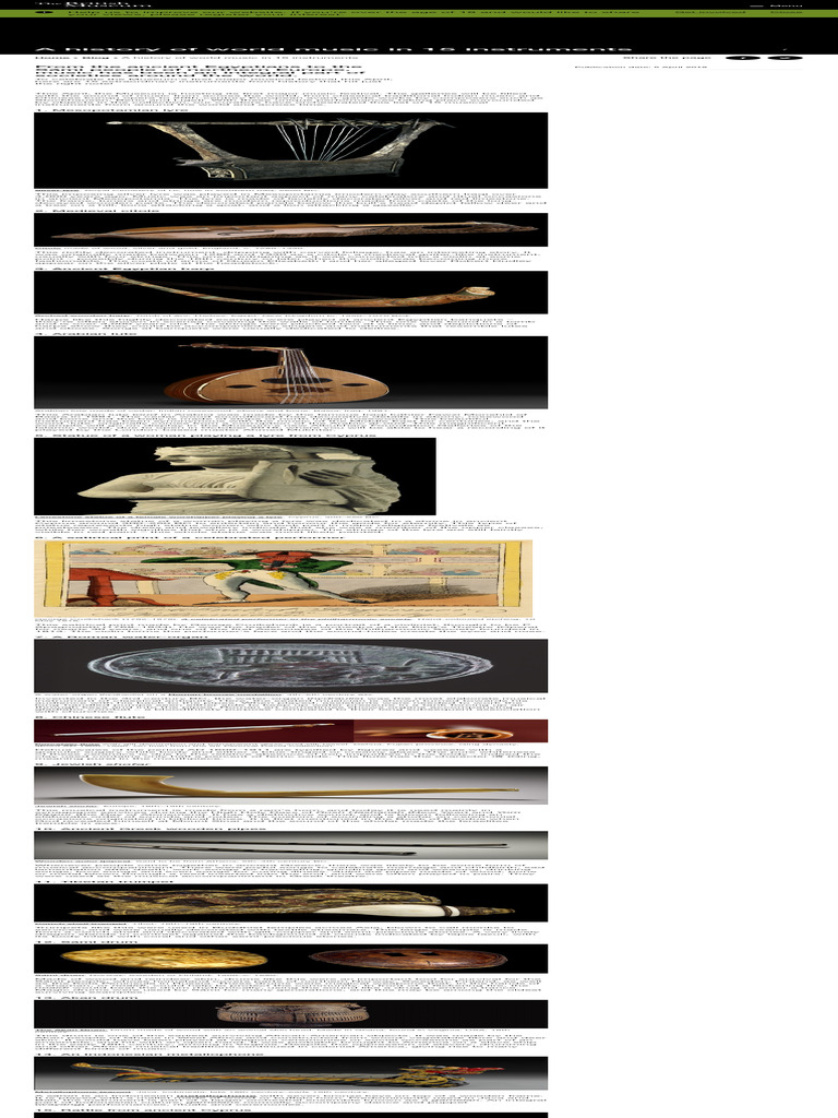 A History of World Music in 15 Instruments British Museum | PDF