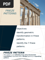 Lesson 4 Frieze Patterns | PDF | Pattern | Symmetry