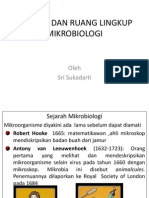 SEJARAH DAN RUANG LINGKUP MIKROBIOLOGI