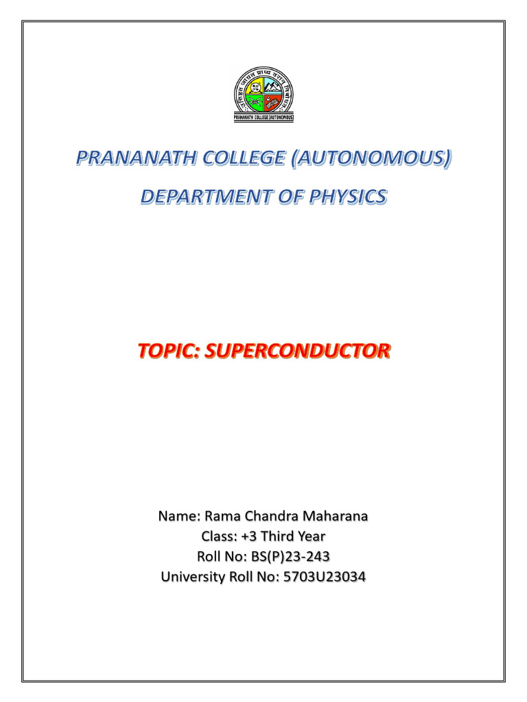 Understanding Superconductivity Basics | PDF