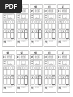 FIVB R-5 Line-Up Sheet | PDF