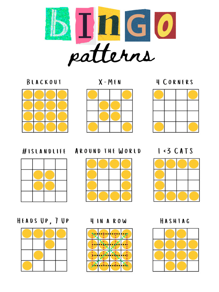 Bingo Patterns | PDF