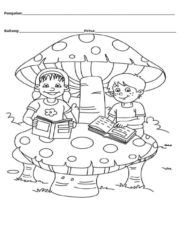 Reading Coloring | PDF