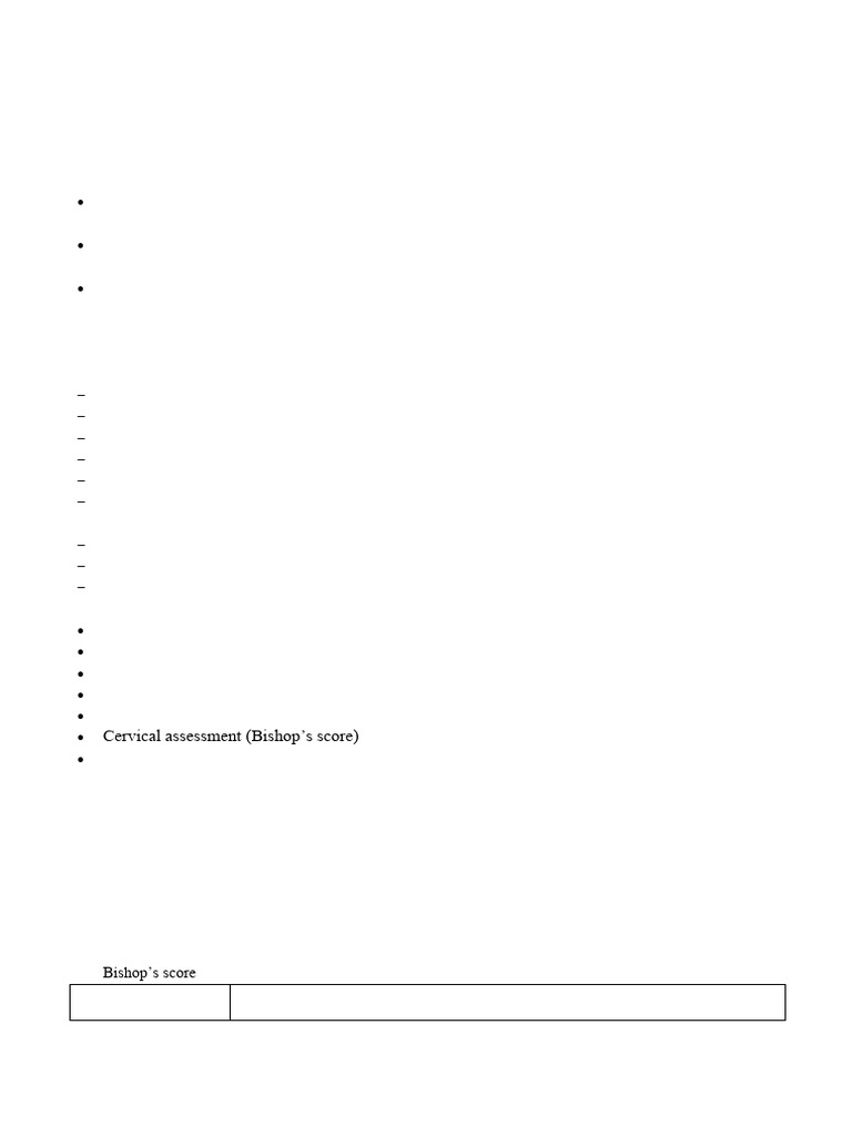 Induction and Augmentation of Labor Guide | PDF | Childbirth | Maternal ...