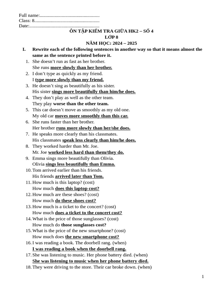 Class 8 Midterm Exam Review 2024-2025 | PDF | Chess Openings | Chess Theory