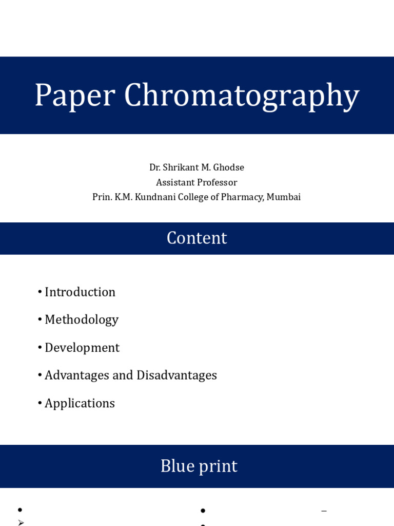 Paper Chromatography Techniques Explained | PDF | Chromatography ...