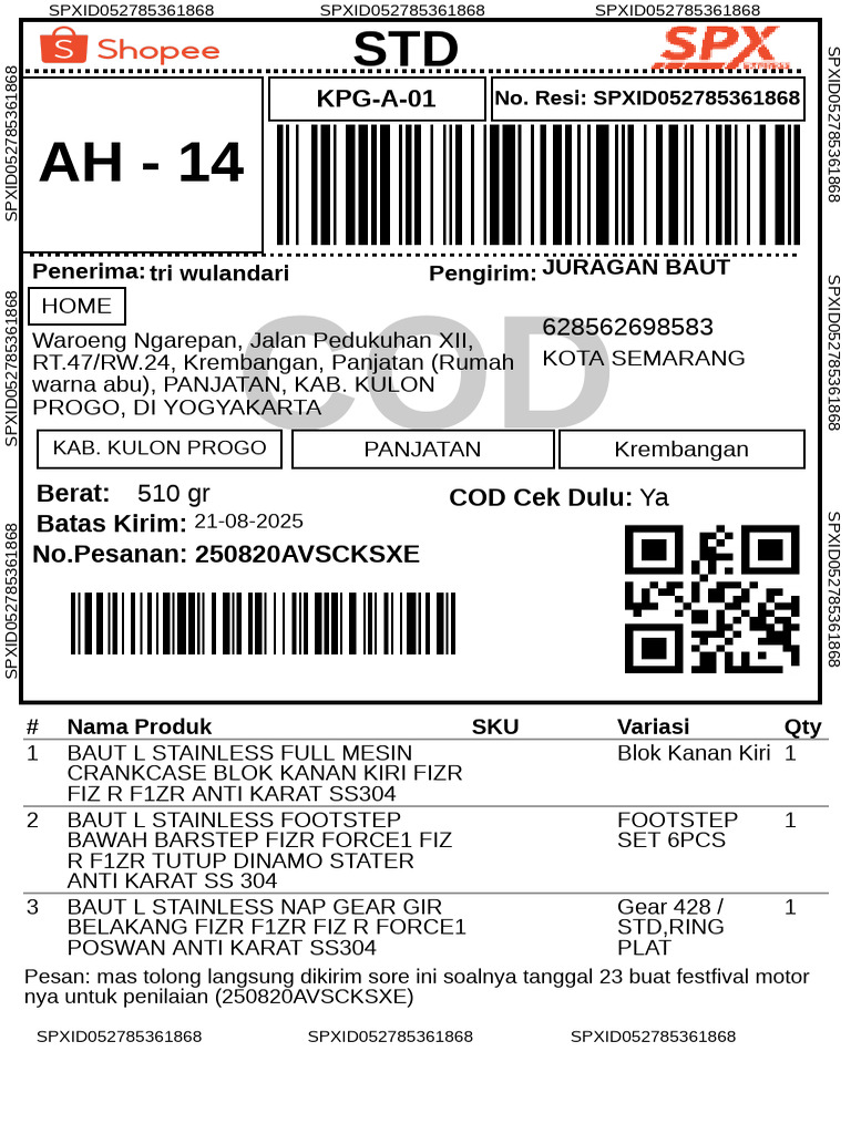 Label Pengiriman.reguler_1 (7) | PDF