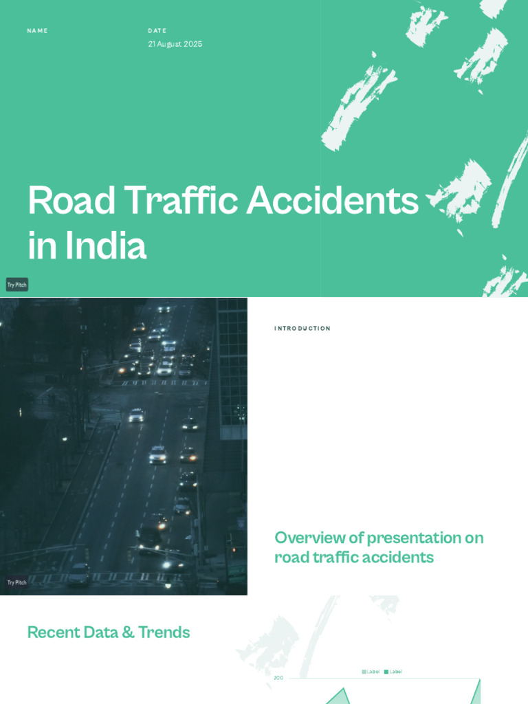 AI Road Traffic Accidents in India | PDF | Traffic Collision | Road Safety