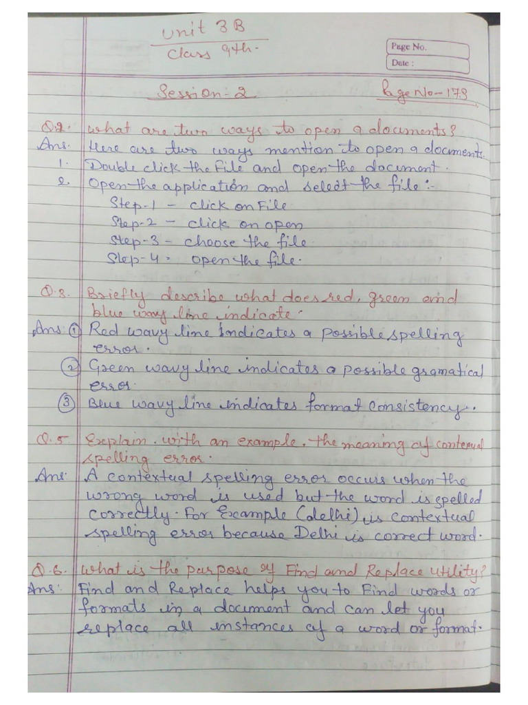 Unit 3 B Session 2 To 6 | PDF