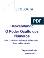 Lição 12 - Cálculo Do Número Da Expressão Menor (Nome Curto)