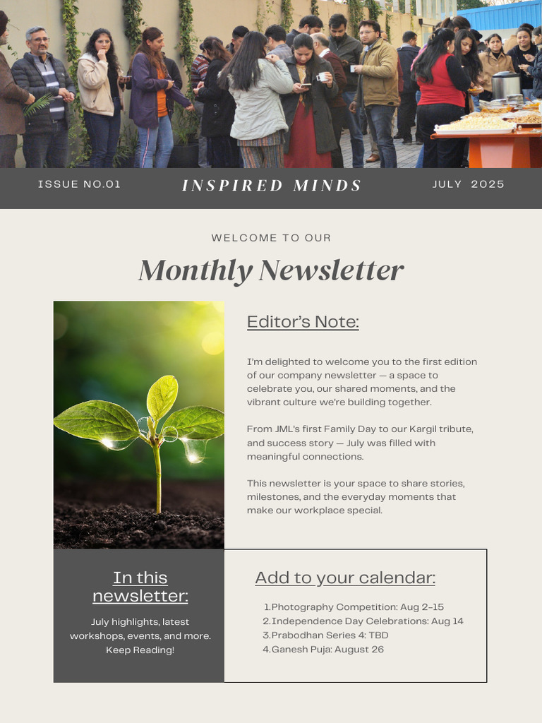 JML Monthly Newsletter: July 2025 | PDF
