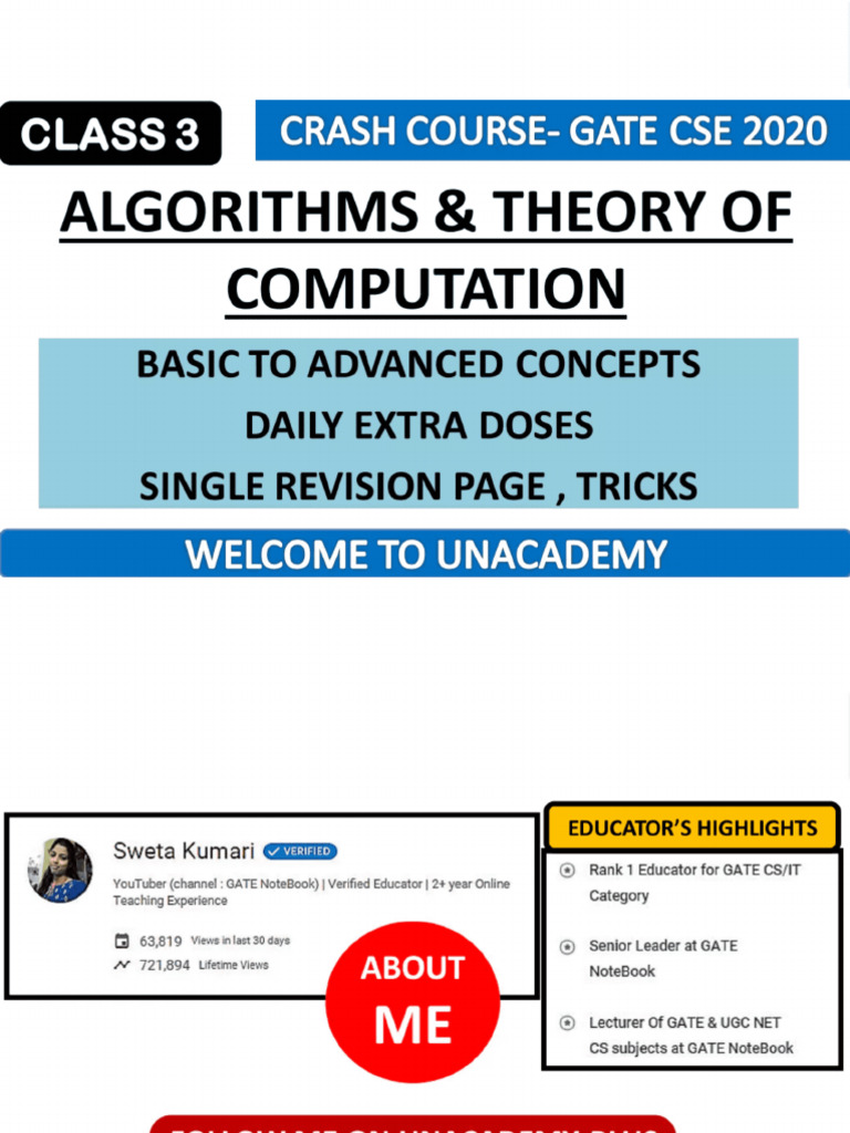 Algorithms & Theory of Computation | PDF