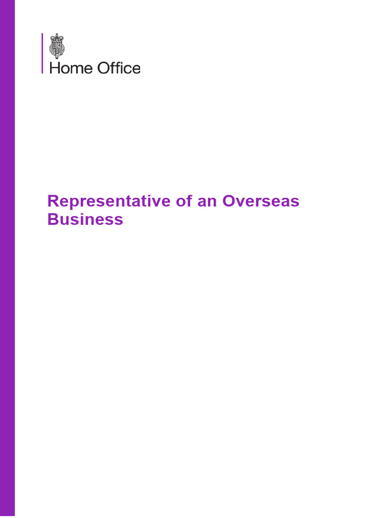 Representative of An Overseas Business July23 | PDF | Employment | Salary