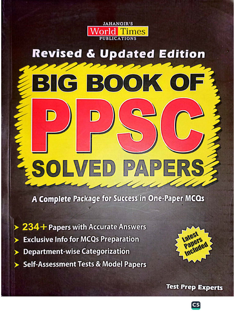 (Incomplete) JWT PPSC Solved Papers 2023 | PDF