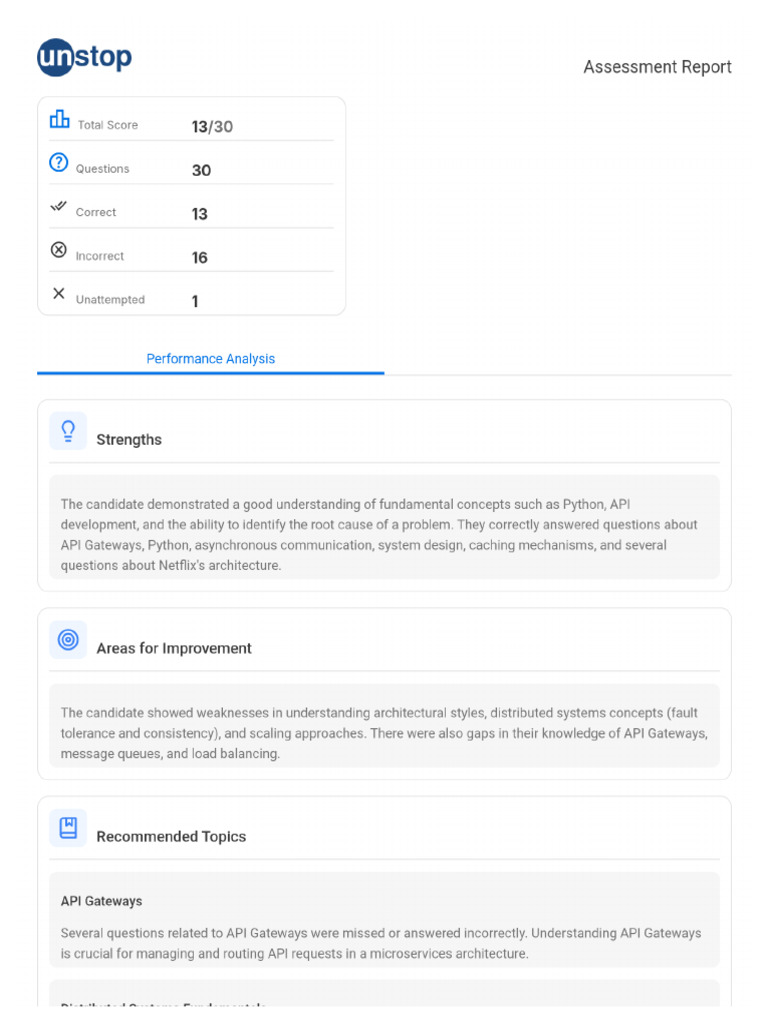 Assessment Report | PDF