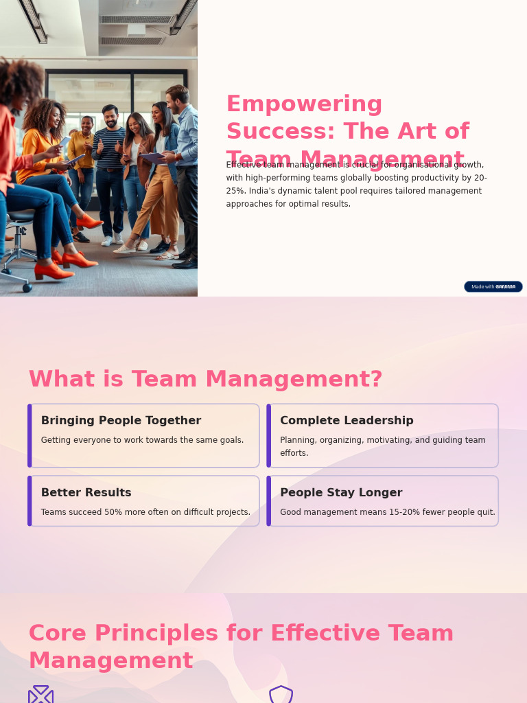 Effective Team Management Strategies | PDF | Social Psychology ...