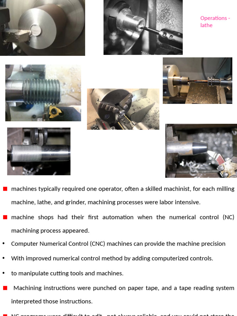 1.basics of CNC Machining | PDF | Machining | Machines