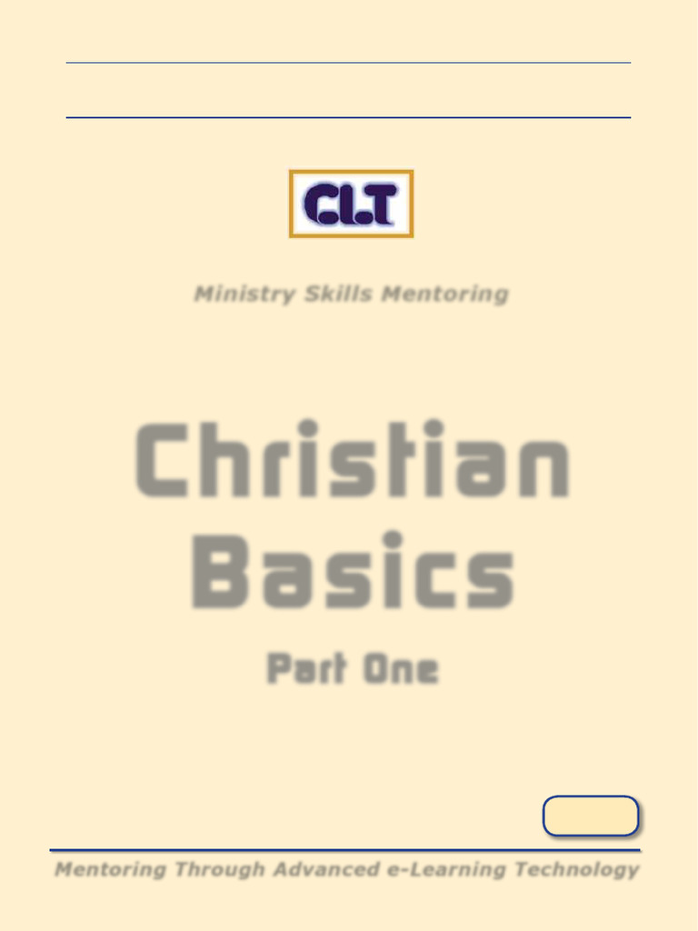 Christian Basics: Understanding God | PDF | Trinity | God The Father