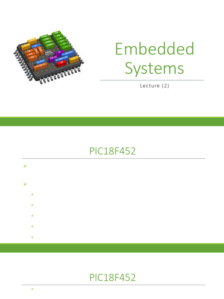 PIC18F452 Microcontroller Overview | PDF | Electronic Oscillator ...