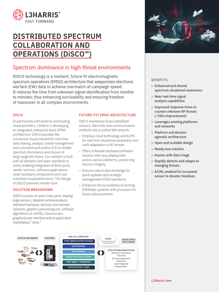 DiSCO: Advanced EMSO for Spectrum Dominance | PDF | Cloud Computing ...