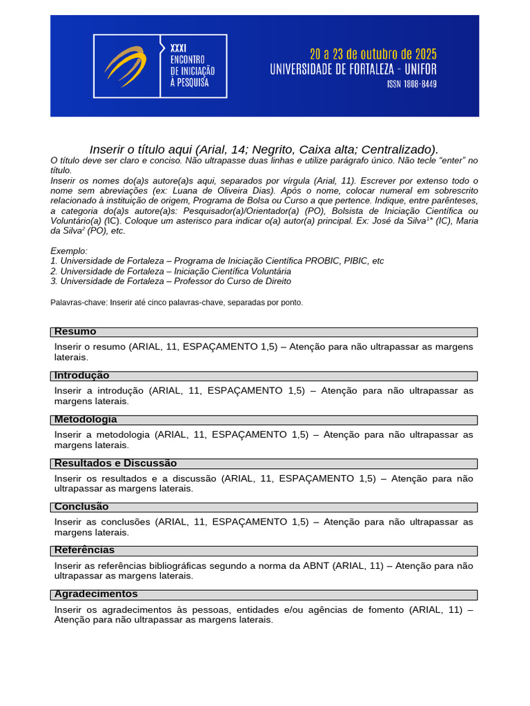 Estrutura de Documento Acadêmico | PDF