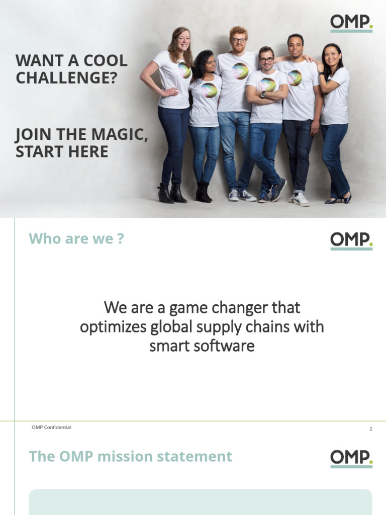 OMP in - Campus Recruitment | PDF | Consultant | Supply Chain