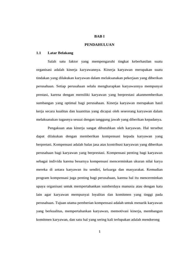Pengaruh Kompensasi dan Konflik Kerja | PDF