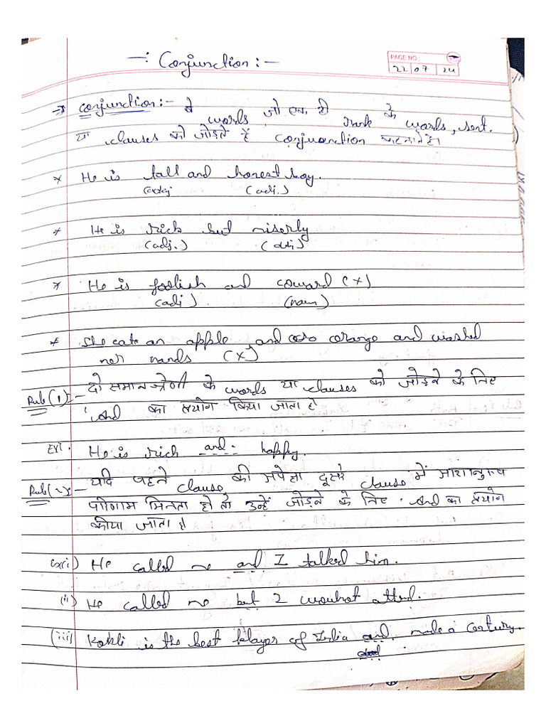 Conjunction | PDF