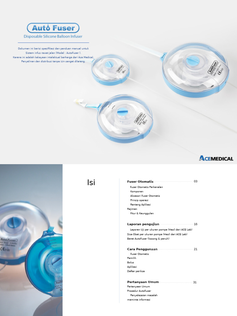 Spesifikasi Sistem Infus AutoFuser | PDF
